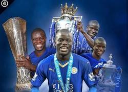 Enlace a Desde que Kanté llegó a la Premier, el francés ha ganado al menos un título todos los años, por @433