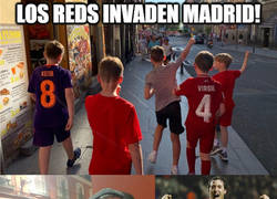 Enlace a Invasión red en Madrid y las leyendas son un fan más #MadRED