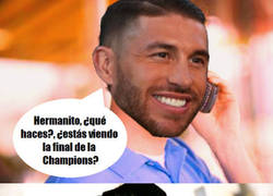 Enlace a A Ramos se le ocurrió una idea viendo anoche la final de la Champions...