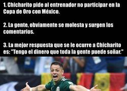 Enlace a Chicharito deja ver un lado soberbio que no le conocíamos