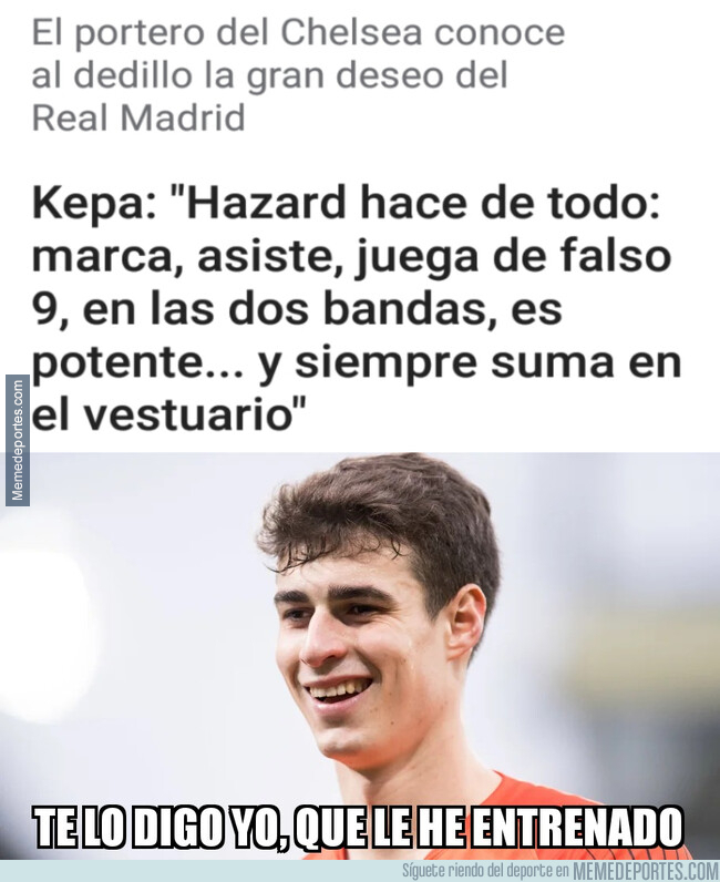 1077249 - Su entrenador esta temporada nos cuenta cómo es Hazard