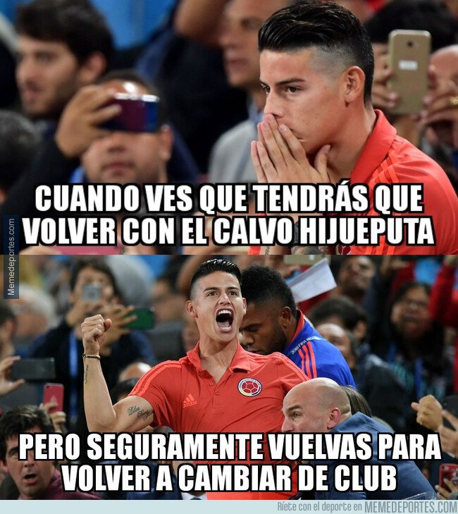 1077268 - James volverá con Zidane, por poco tiempo