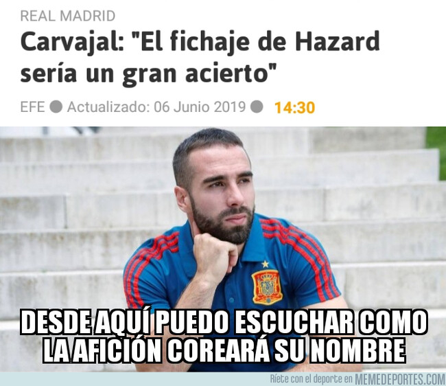 1077352 - El oído de Carvajal augura un gran futuro para Hazard