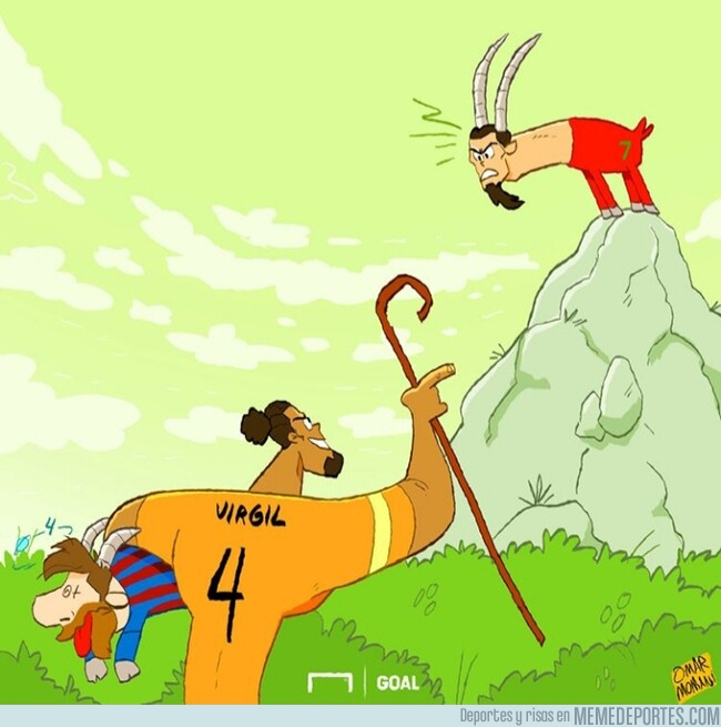 1077444 - ¿Podrá el pastor Virgil domar al otro GOAT? Por @goalglobal