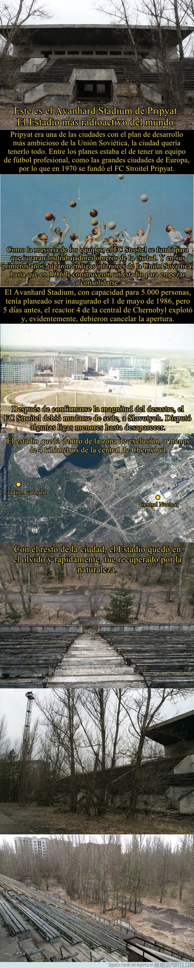 1077499 - El único estadio dentro de la zona más radioactiva del mundo
