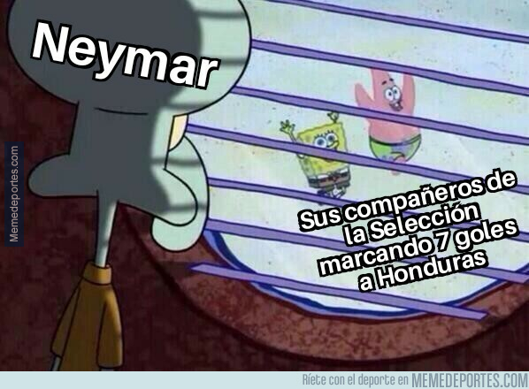 1077650 - Neymar tuvo que ver desde lejos el jolgorio brasileño