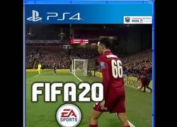 Enlace a Una posible portada para el próximo FIFA. Vía Lecciones de Coco