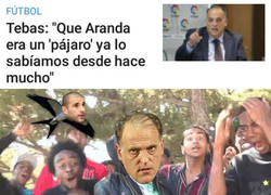 Enlace a Javier Tebas le lanza un dardo a Carlos Aranda