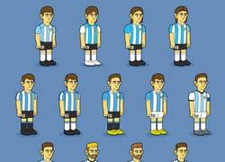 Enlace a La evolución 'Simpsonizada' de Messi en Argentina, por @goalglobal