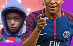 Enlace a El gran enfado de Mbappé después de que un jugador de Andorra intentase trolearle con su capucha