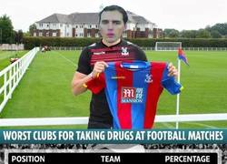 Enlace a Nuevo fichaje del CRYSTAL Palace, el equipo con la afición más consumidora de drogas