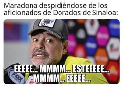 Enlace a Emotivo adiós de Diego al fútbol mexicano