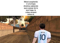 Enlace a Messi en la Copa América