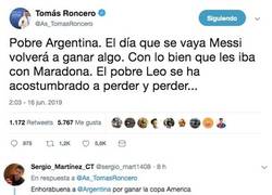 Enlace a Argentina campeona de la Copa América gracias a Roncero