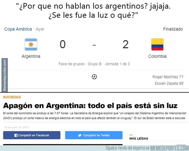 1078330 - Dentro de un año vais a organizar una copa América. Espabilad