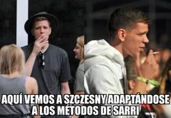 Enlace a Szczesny es el portero perfecto para Sarri