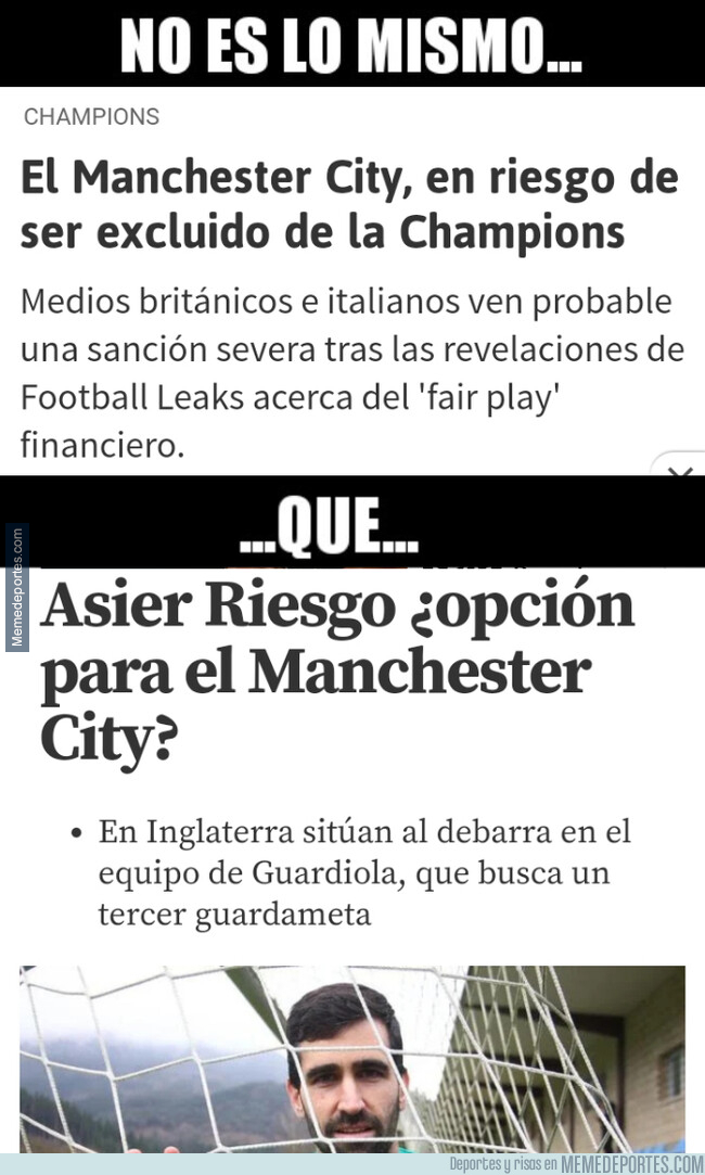 1078474 - Existen riesgos y Riesgos para el Manchester City