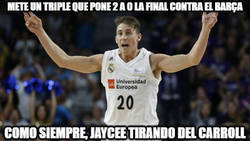 Enlace a Jaycee hace carrito en la final