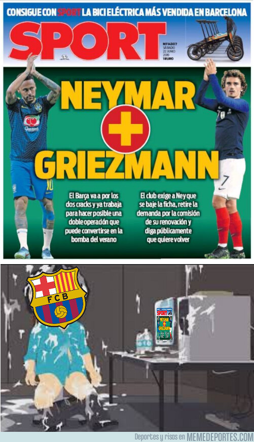 1078972 - Los culés al leer esta noticia que sería todo un bombazo si se produjera...