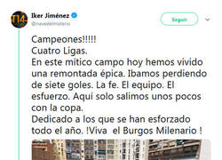 Enlace a Ojo que Iker Jimenez gana la liga con el Burgos milenario