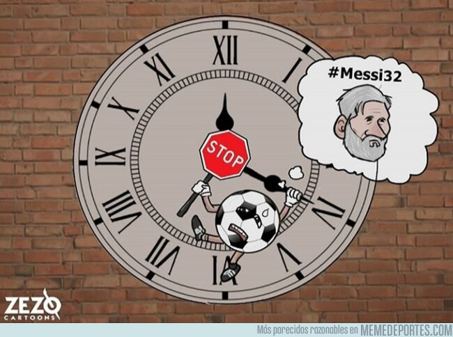 1079289 - Ojalá parar el tiempo y disfrutar siempre del buen fútbol, por @zezocartoons