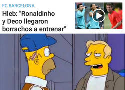 Enlace a Hleb saca los trapos sucios del final de Deco y Ronaldinho en el Barça