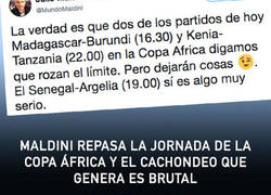 Enlace a Maldini repasa la jornada de la Copa África y el cachondeo que genera es brutal