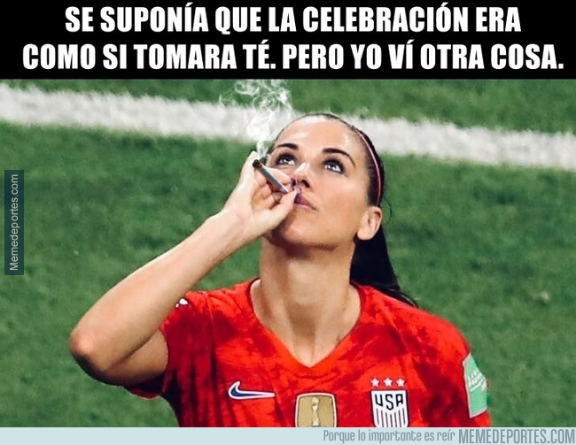 1079881 - La celebración de Alex Morgan me confundió