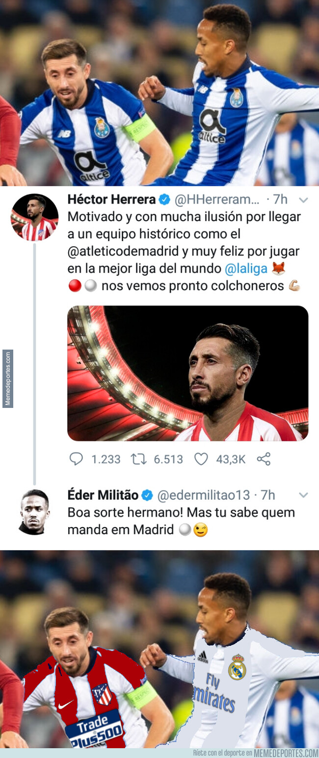 1080071 - El pique entre dos compañeros del Porto que pasarán a ser rivales en el derbi madrileño