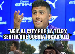 Enlace a Hacía tiempo que Rodri quería jugar en el City