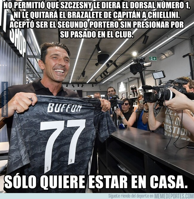 1080268 - Buffon solo quiere regresar a casa