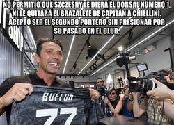 Enlace a Buffon solo quiere regresar a casa