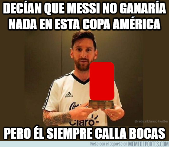 1080413 - Aunque una roja se lleva Messi