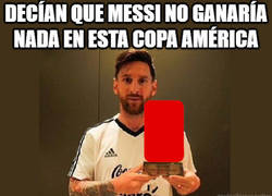 Enlace a Aunque una roja se lleva Messi