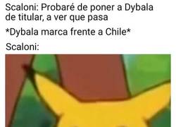 Enlace a Scaloni debió sacar más partido a Dybala
