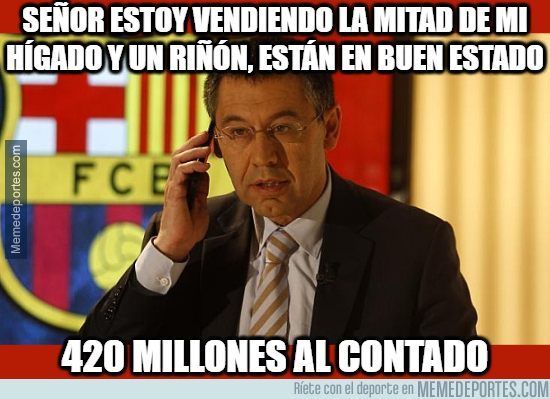 1080592 - Bartomeu buscando la pasta para comprar a Griezmann y a Neymar