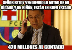 Enlace a Bartomeu buscando la pasta para comprar a Griezmann y a Neymar