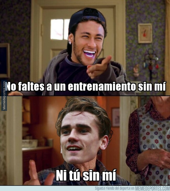 1080611 - Neymar y Griezmann se rebelan con el Barça de fondo