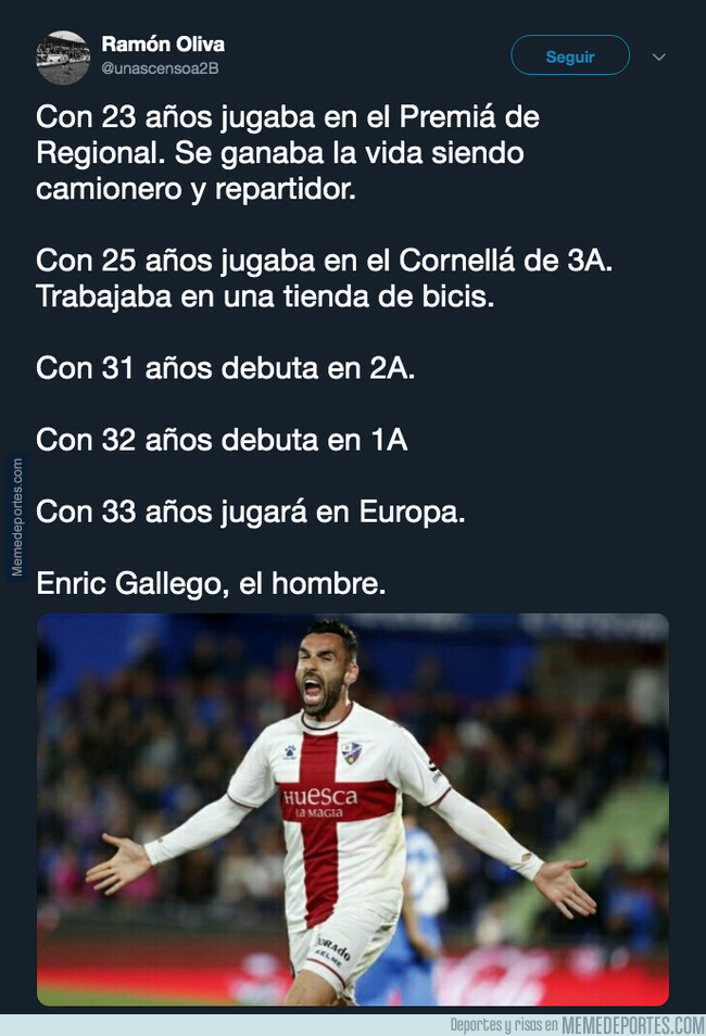 1080649 - Enric Gallego y su gran ascenso en la carrera futbolística
