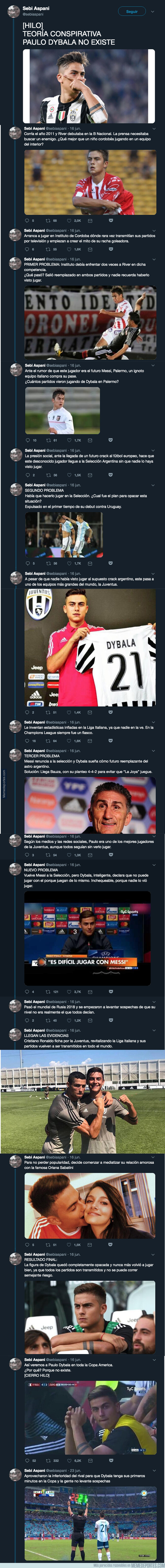 1080652 - La teoría que explica como Paulo Dybala en realidad no existe