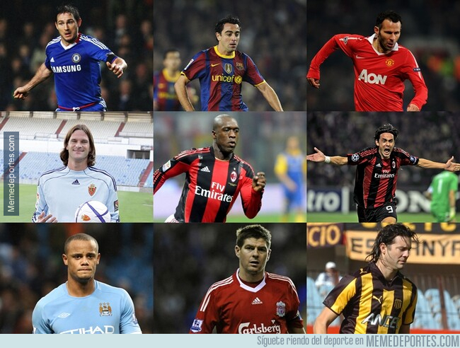 1080667 - En 2010 todos estos eran jugadores. Ahora, entrenadores.