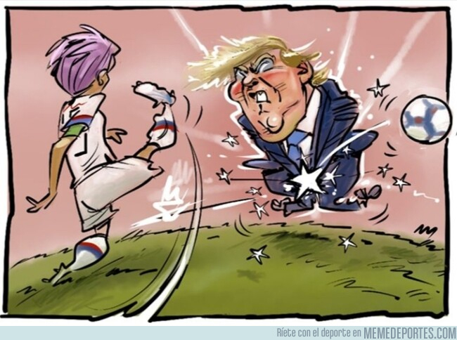 1080781 - Rapinoe puso en su sitio a Donald Trump, por @yesnocse
