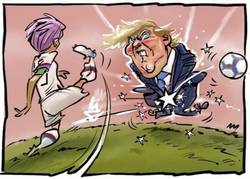 Enlace a Rapinoe puso en su sitio a Donald Trump, por @yesnocse