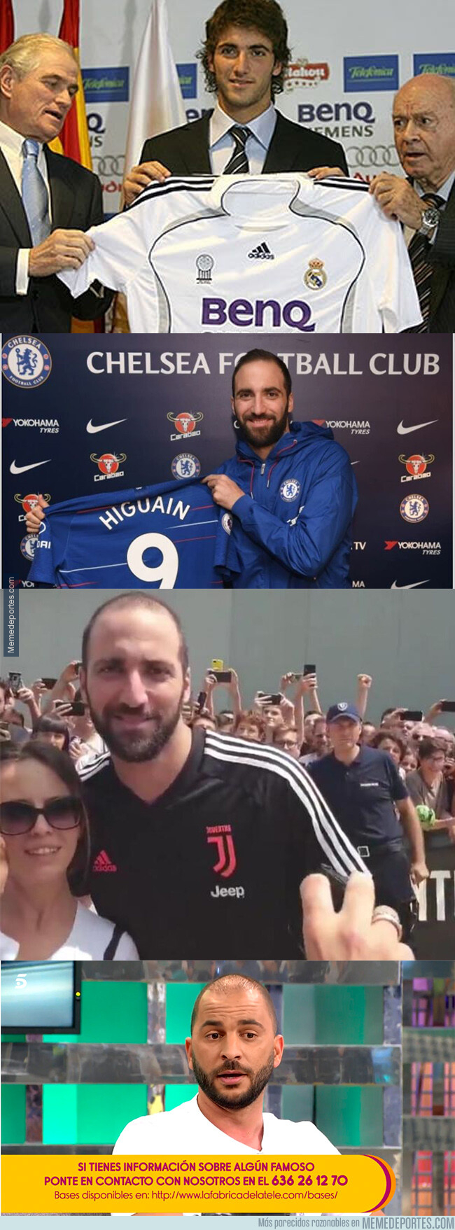 1080790 - El paso del tiempo por Higuaín, por @Llourinho