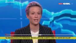 Enlace a El demoledor mensaje de Rapinoe dedicado a Donald Trump que está dando la vuelta al mundo