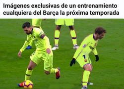 Enlace a Griezmann empezará a sufrir a Messi a diario