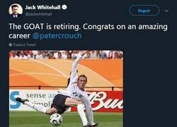 Enlace a Messi es solo un poco mejor que Crouch