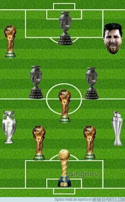 1081060 - El once titular del Barça en títulos