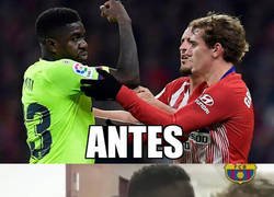 Enlace a Umtiti y Griezmann prometen ser grandes compañeros
