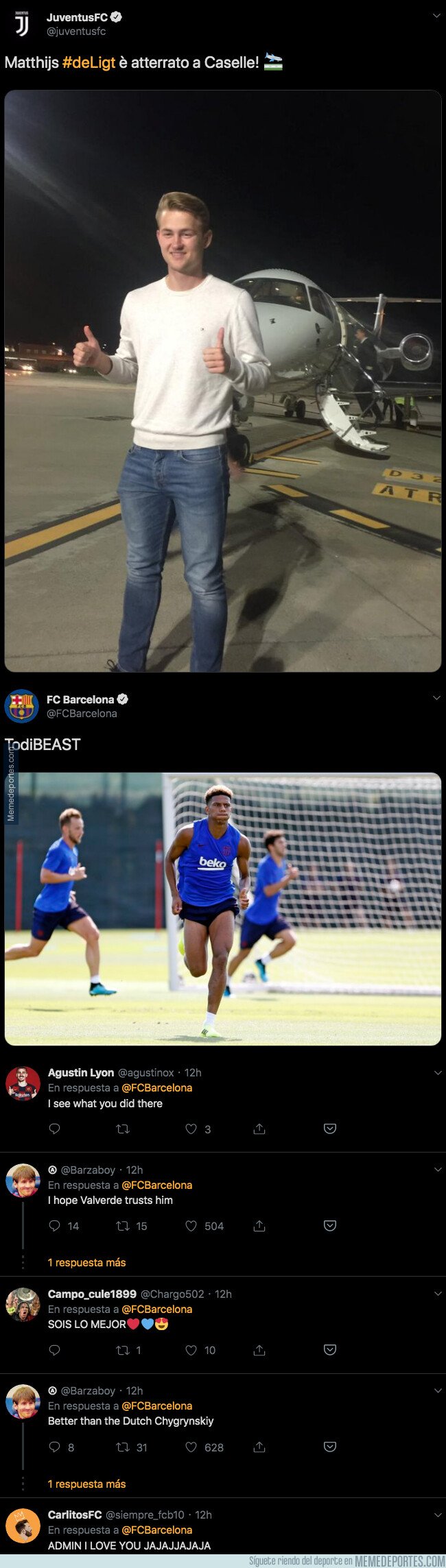 1081306 - La brutal respuesta del Barça tras anunciarse el fichaje de De Ligt por la Juventus